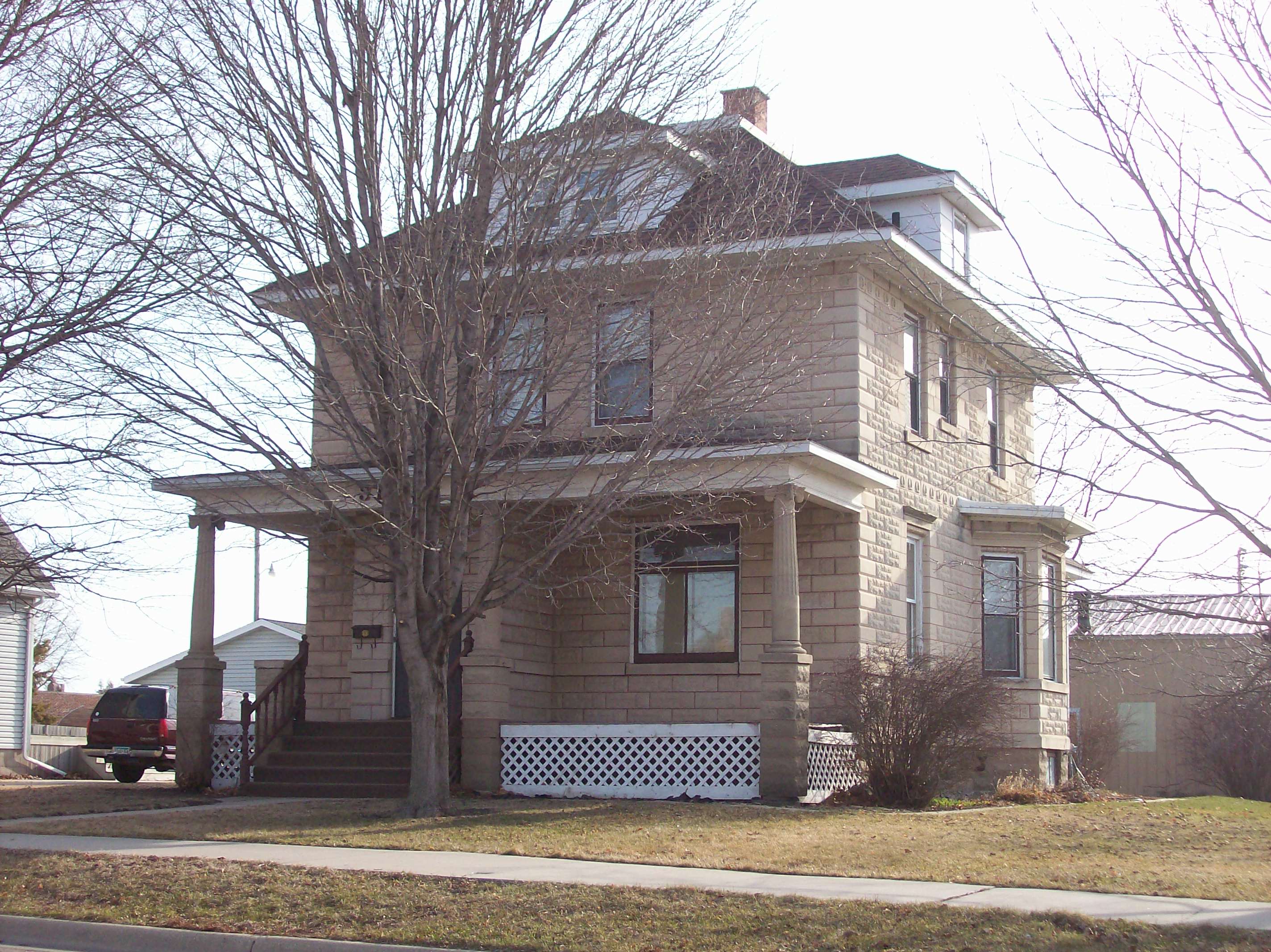 George Saffert’s first house he constructed